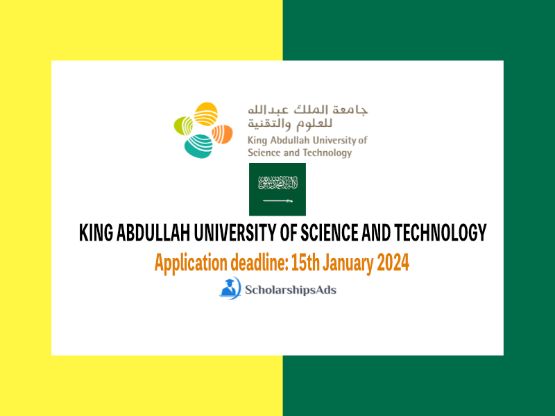 KAUST Saudi Arabia Scholarships Opportunities for International