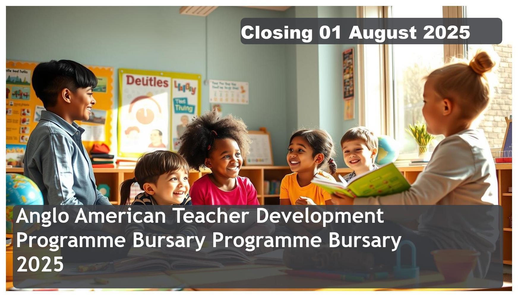 Anglo American Teacher Development Programme Bursary 2026 – Closing Date: 01 August 2025 – Apply Now