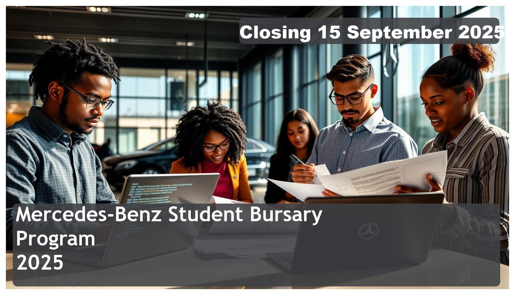 Mercedes-Benz Bursary 2026 – Closing Date: 15 September 2025 Apply Now