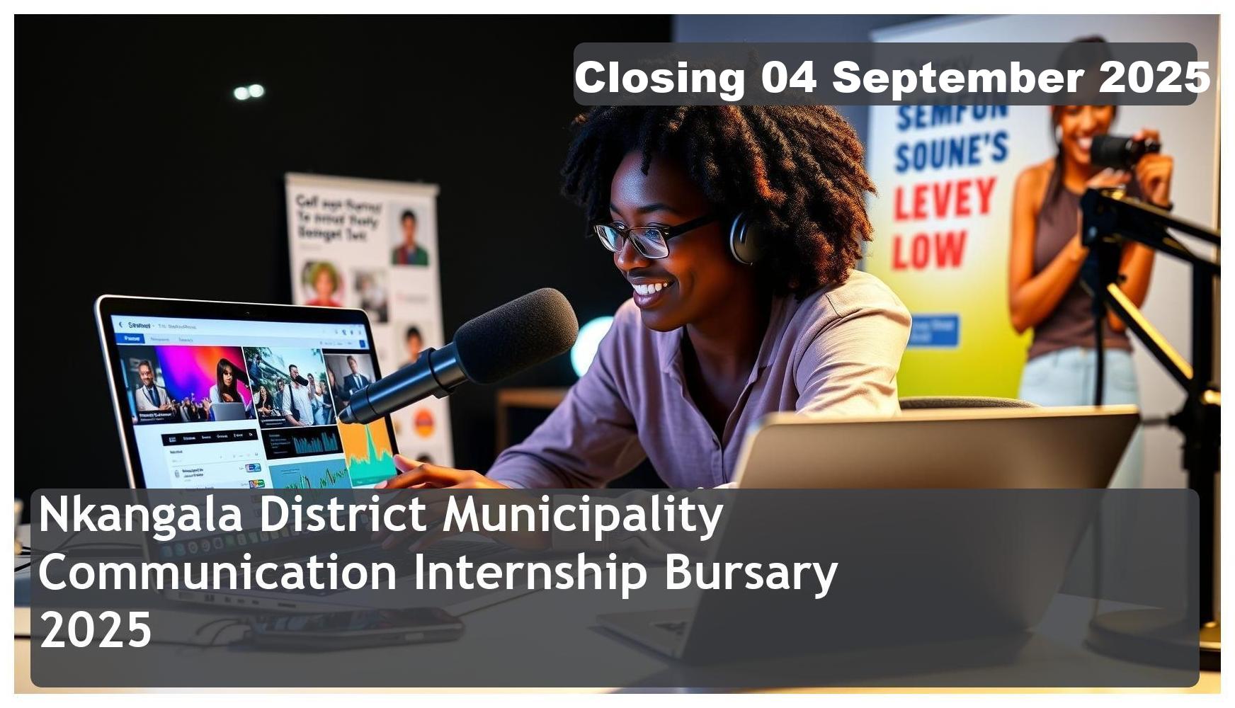 Nkangala District Municipality Communication Internship Bursary 2025 – Closing Date: 04 September 2025 Apply Now!
