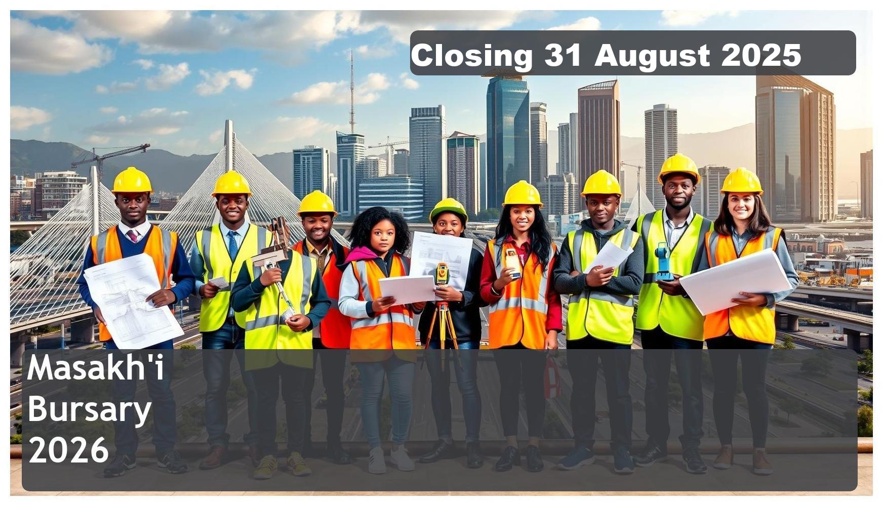 Masakh’iSizwe Bursary 2026 – Closing Date: 31 August 2025 – Apply Now!