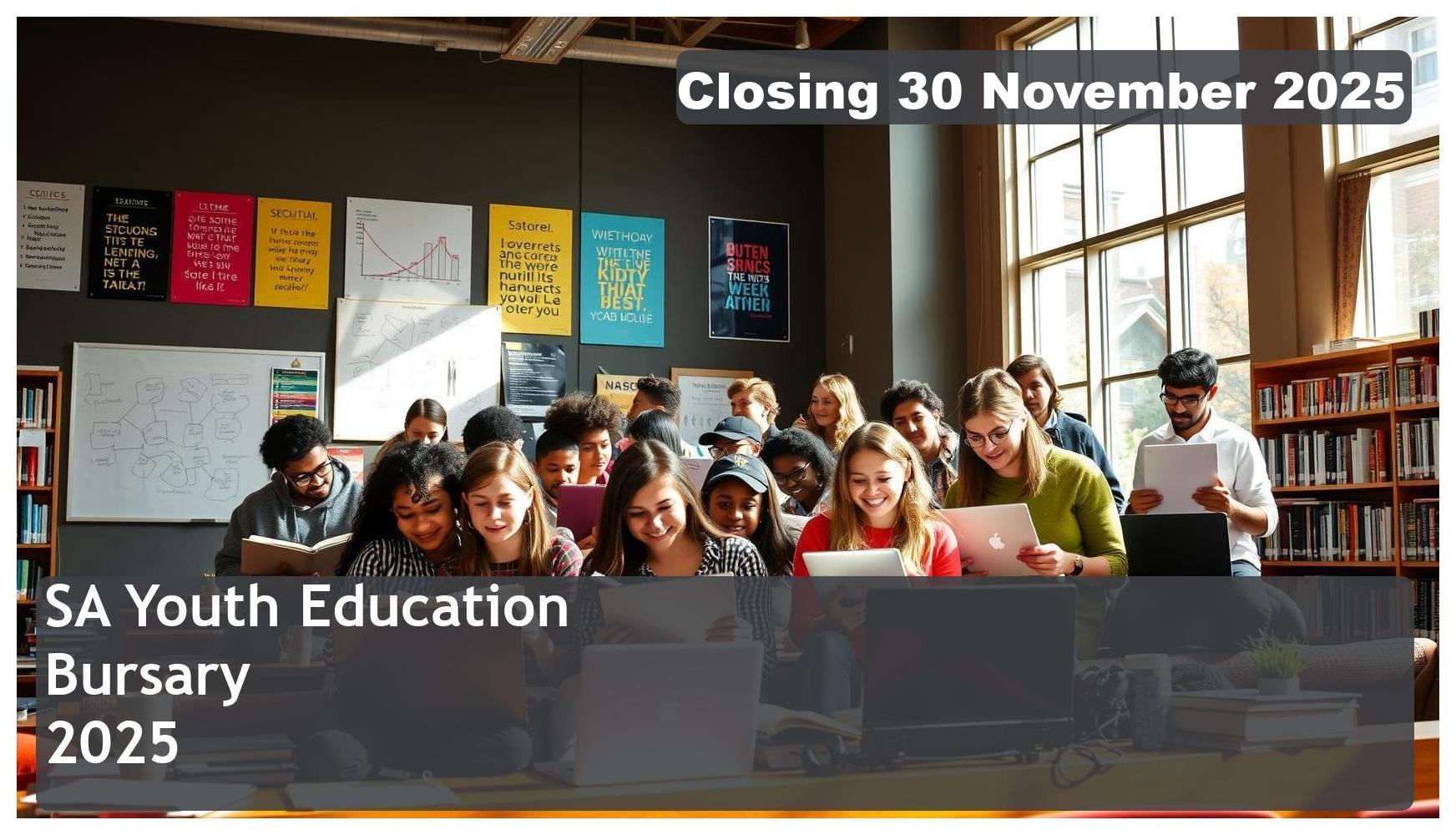 SA Youth Education Bursary 2026 – Closing Date: 30 November 2025 Apply Now!