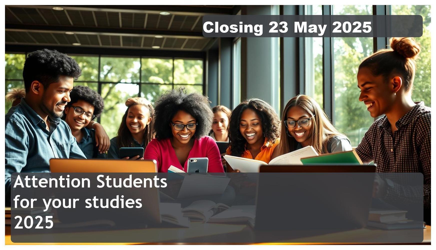 Student Opportunity Bursary 2025 – Closing Date: 23 May 2025 Apply Now!