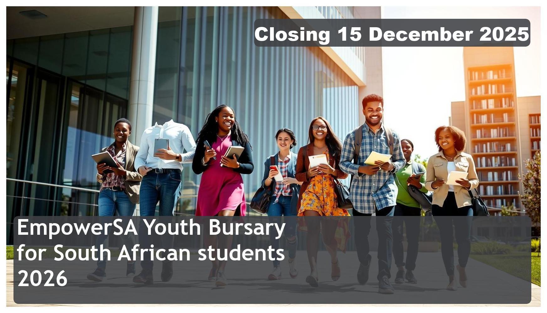 **EmpowerSA Youth Bursary 2026 – Closing Date: 15 December 2025 – Apply Now!**