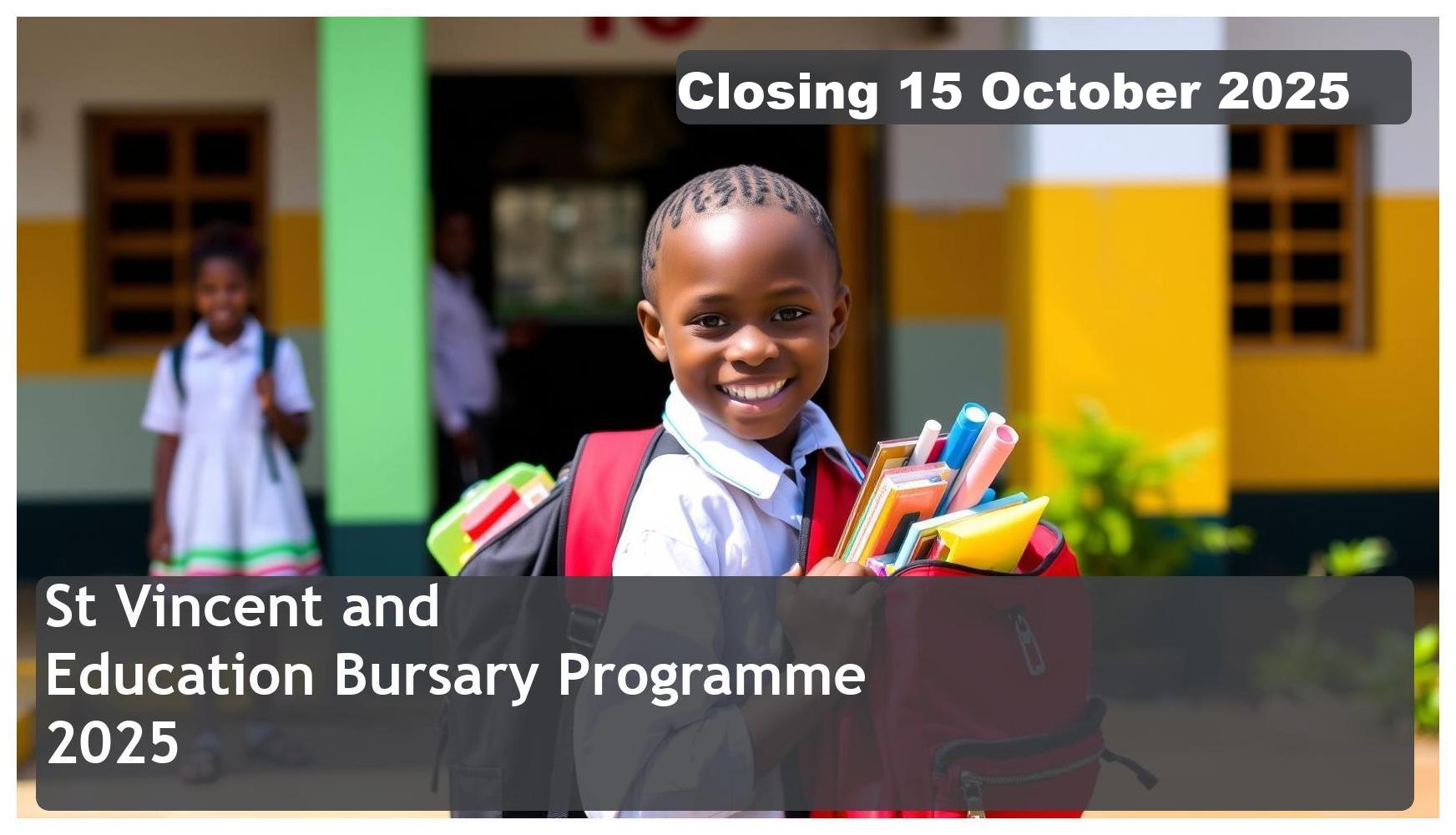 **SVGFF UK Bursary 2026 – Closing Date: 30 November 2025, Don’t Miss Out!**
