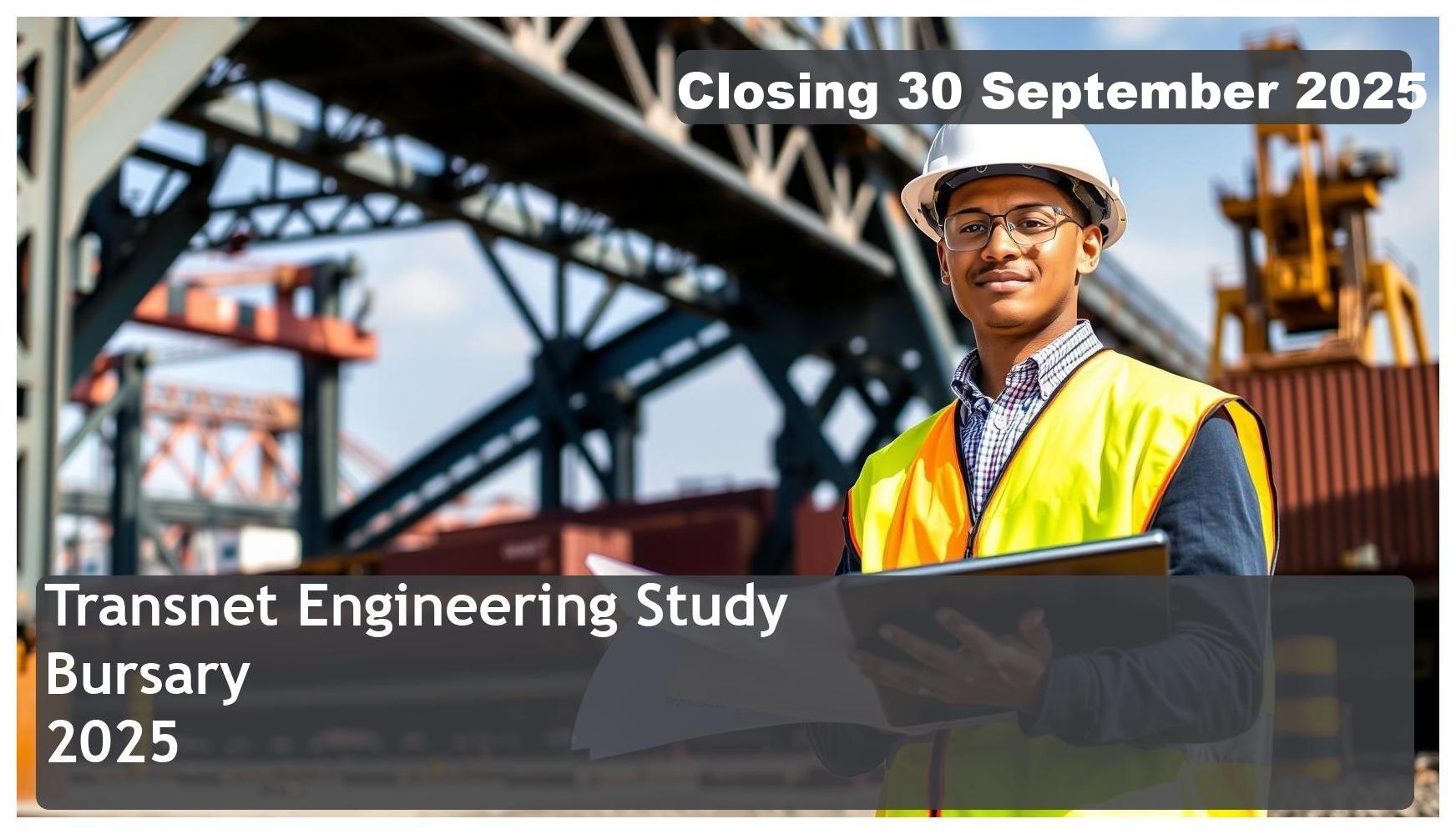 Transnet Engineering Bursary 2026 – Closing Date: 30 September 2025 Apply Now