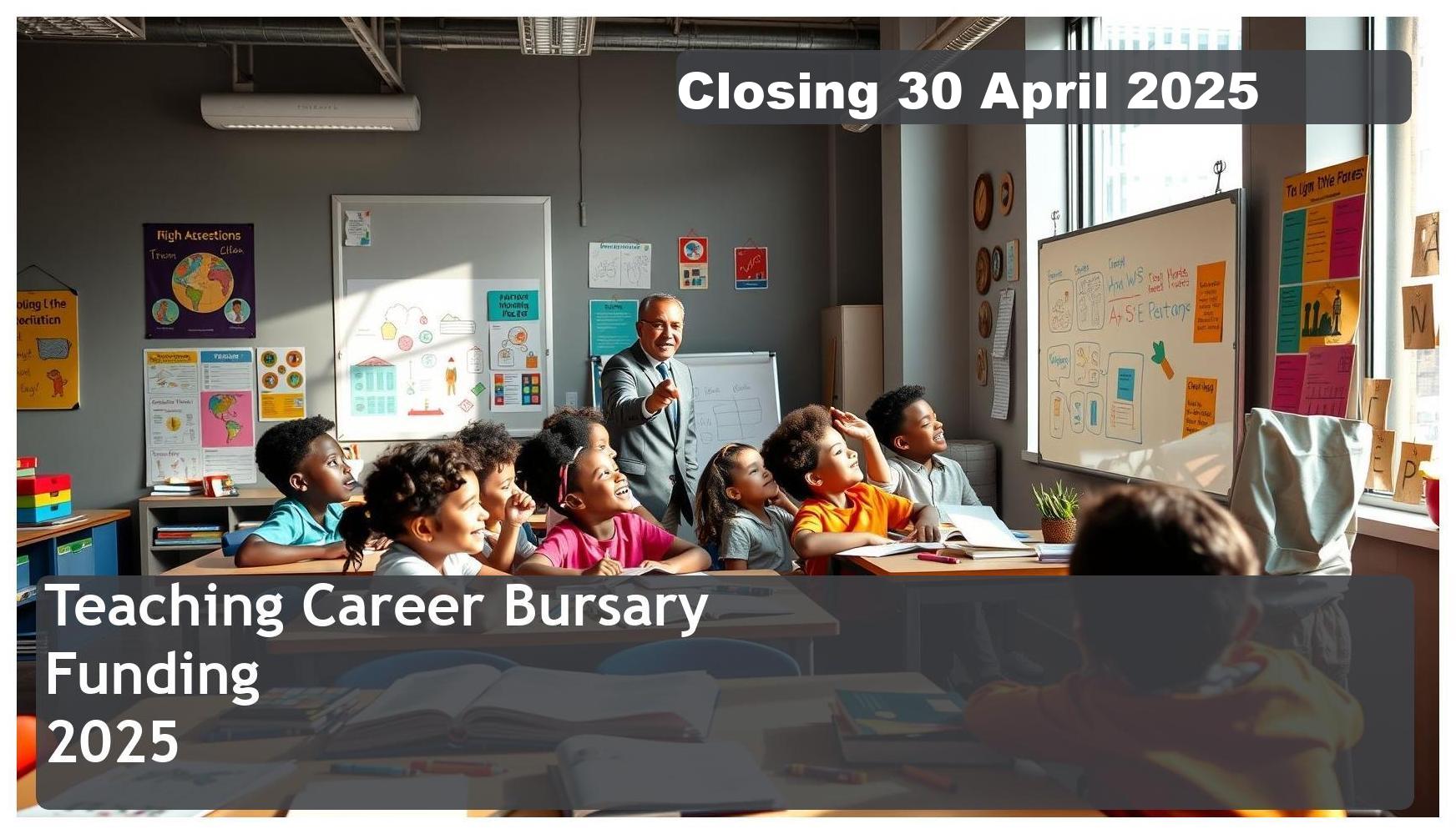 Teaching Jobs Bursary 2025 – Closing Date: 30 April 2025 – Apply Now!
