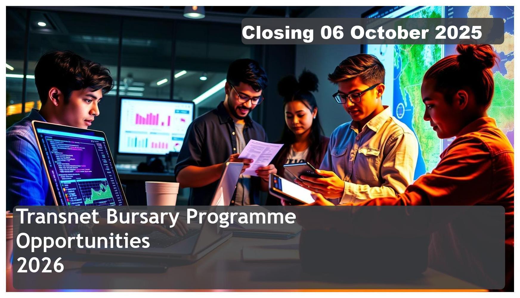 Transnet Bursary 2026 – Closing Date: 06 October 2025 – Apply Now!