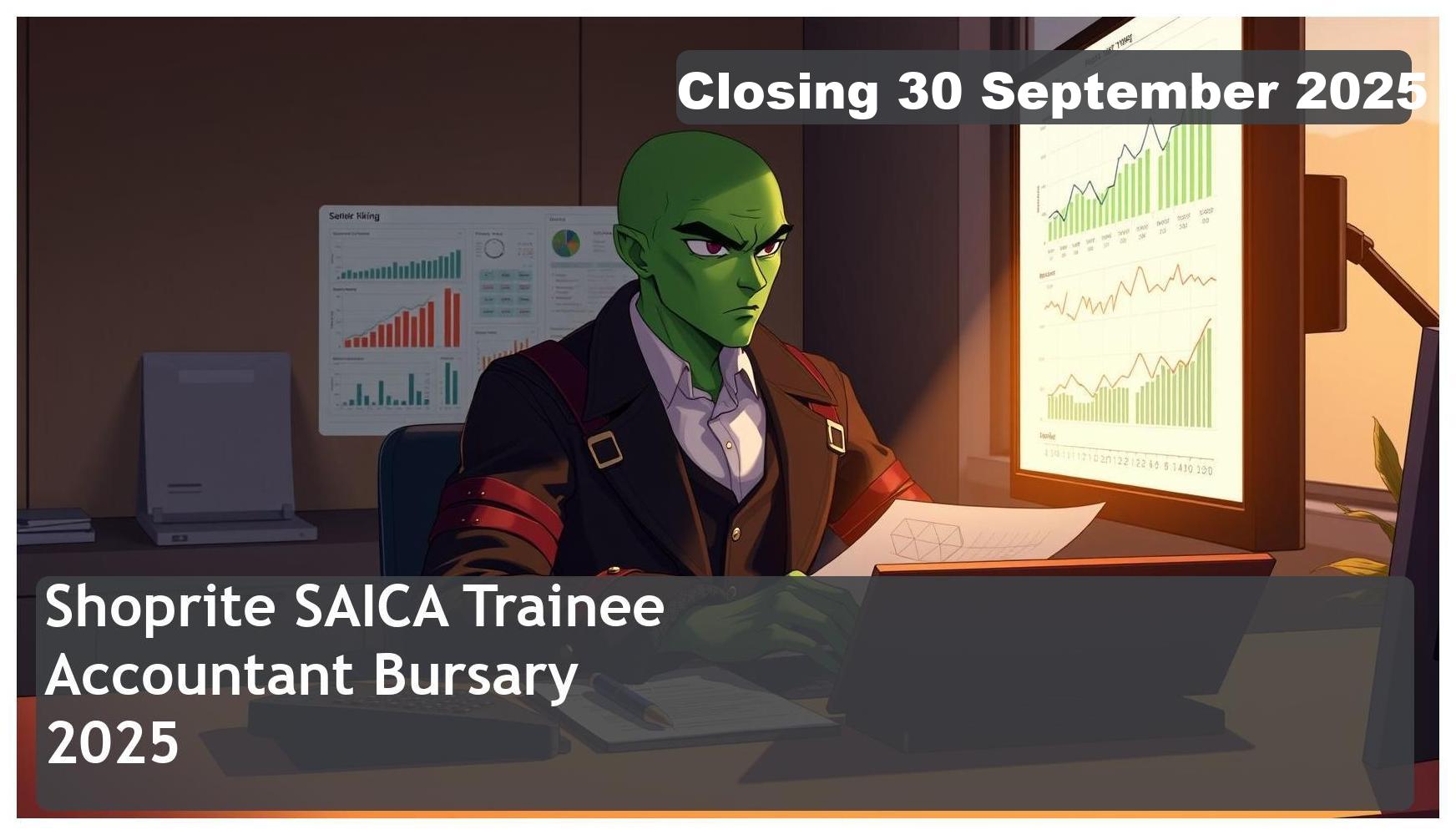 Shoprite SAICA Trainee Accountant Bursary 2025 – Closing Date: 30 September 2025 – Apply Now!