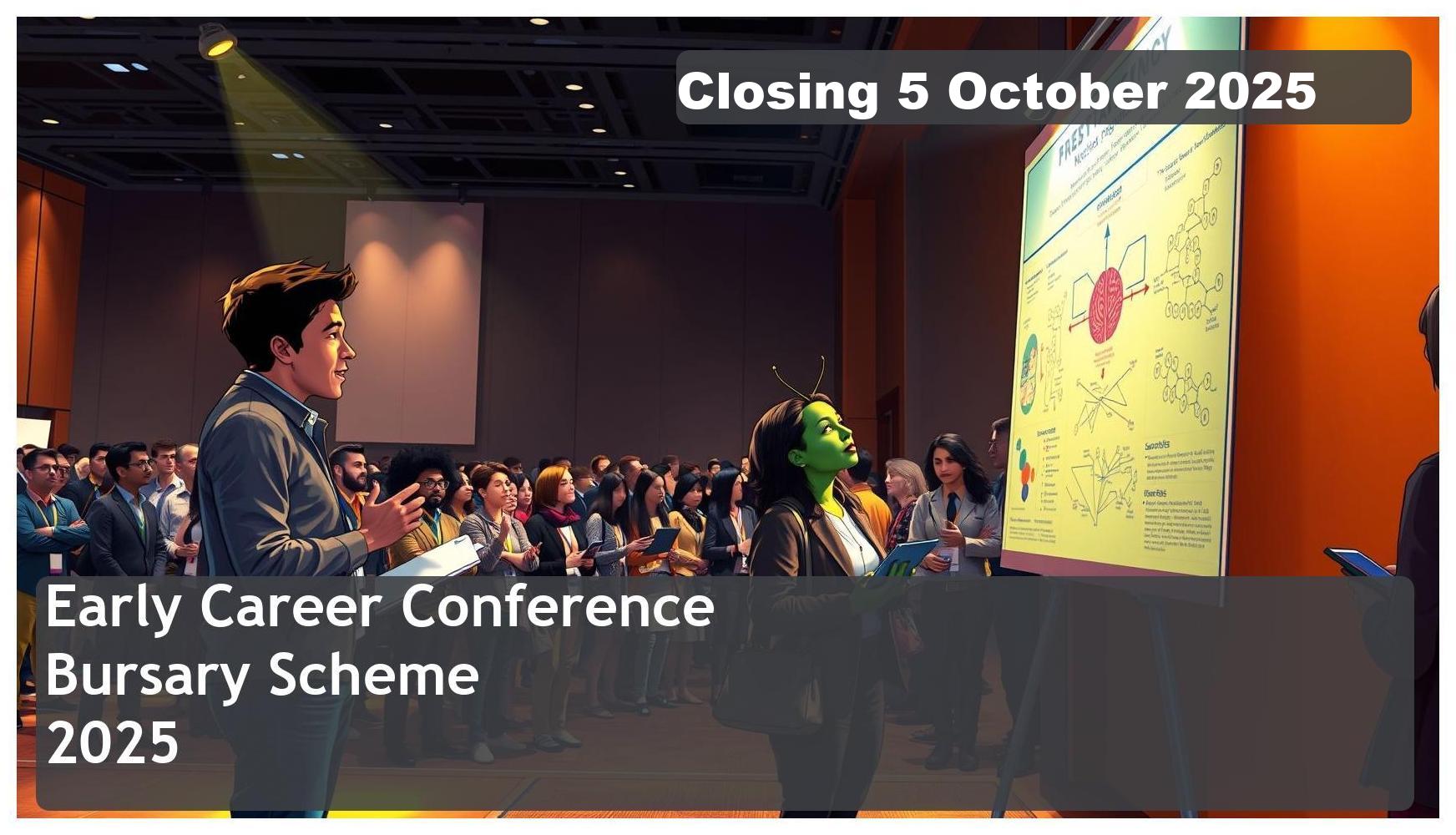 **Early Career Conference Bursary Scheme 2025 – Closing Date: 5 October 2025 Apply Now!**