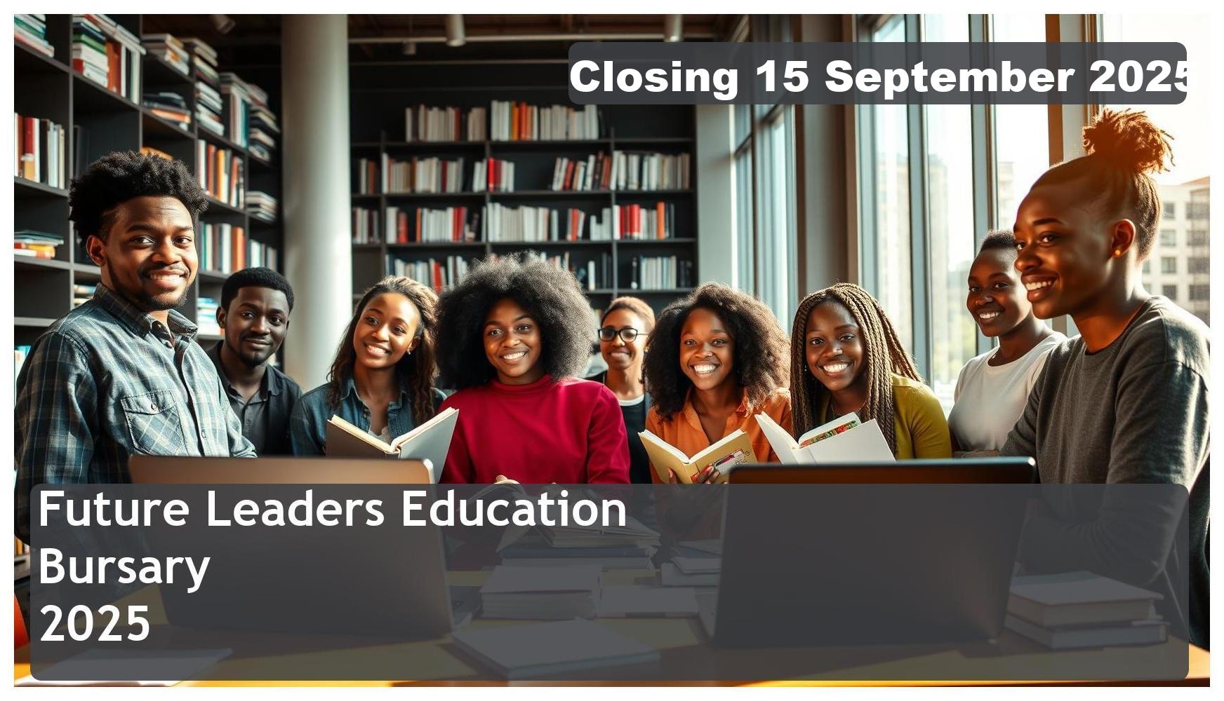 Future Leaders Education Bursary 2025 – Closing Date: 15 September 2025 Apply Now!