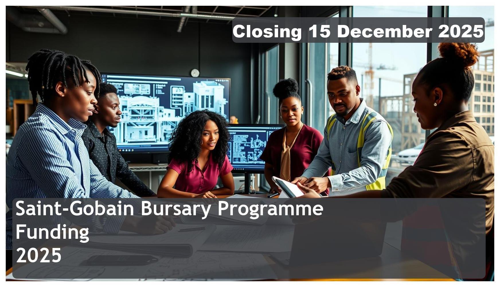 Saint-Gobain Bursary 2026 – Closing Date: 15 December 2025 Apply Now!