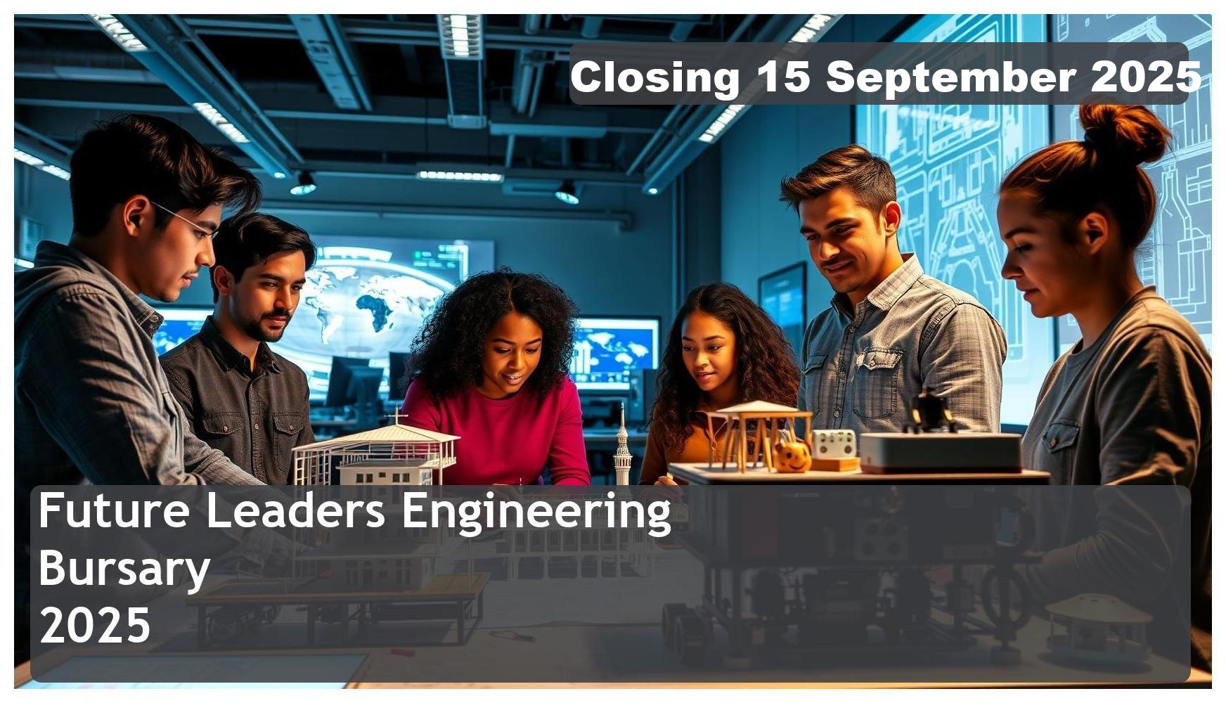 Future Leaders Engineering Bursary 2026 – Closing Date: 15 September 2025 Apply Now