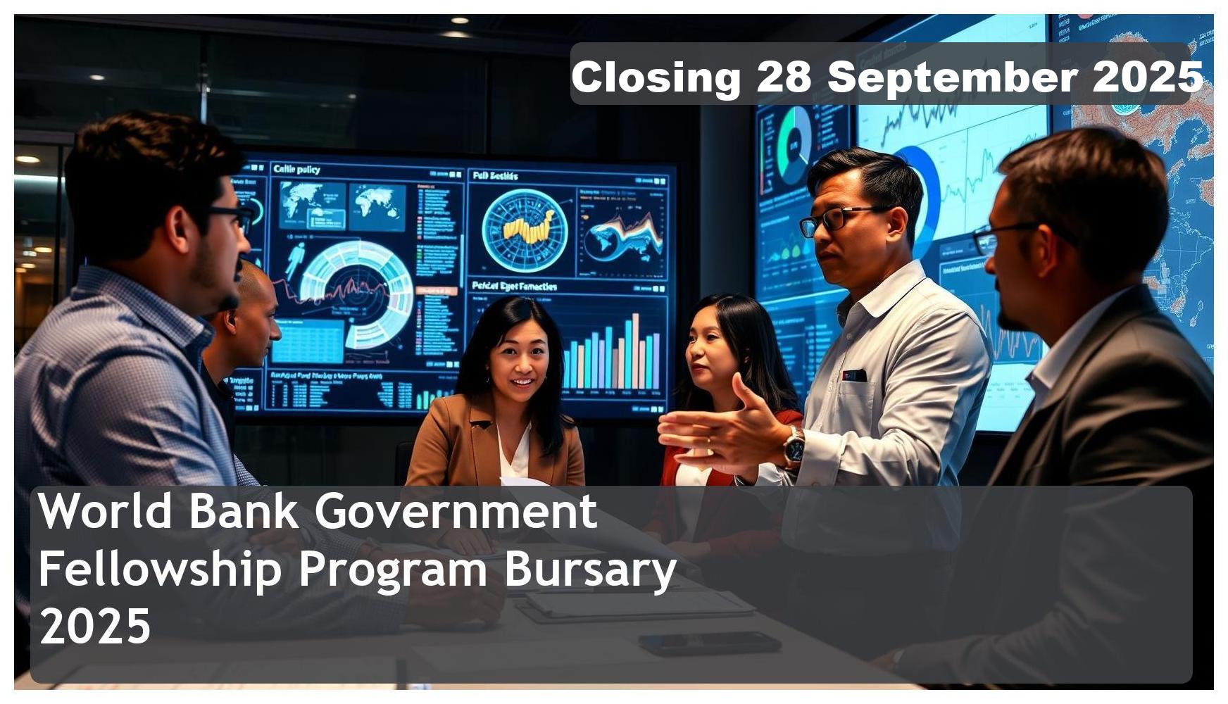 World Bank Government Analytics Fellowship Program Bursary 2025 – Closing Date: 28 September 2025 Apply Now!