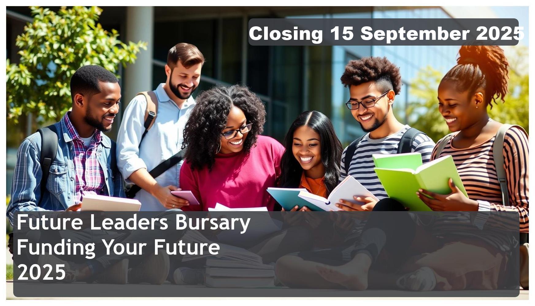 Future Leaders Bursary 2025 – Closing Date: 15 September 2025 Funding Your Future