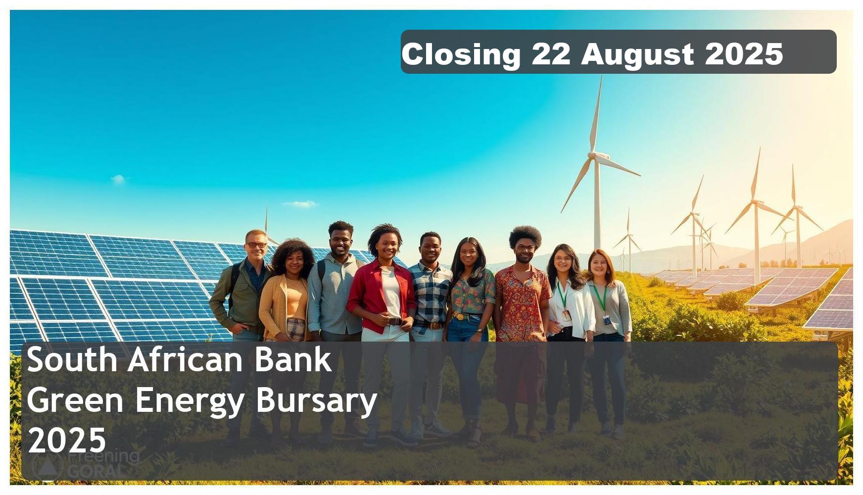 South African Bank Green Energy Bursary 2025 – Closing Date: 22 August 2025 Apply Now!