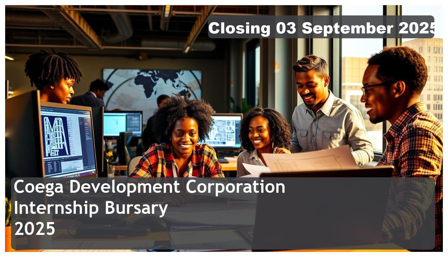 Coega Development Corporation Internship Bursary 2025 – Closing Date: 03 September 2025 Apply Now!