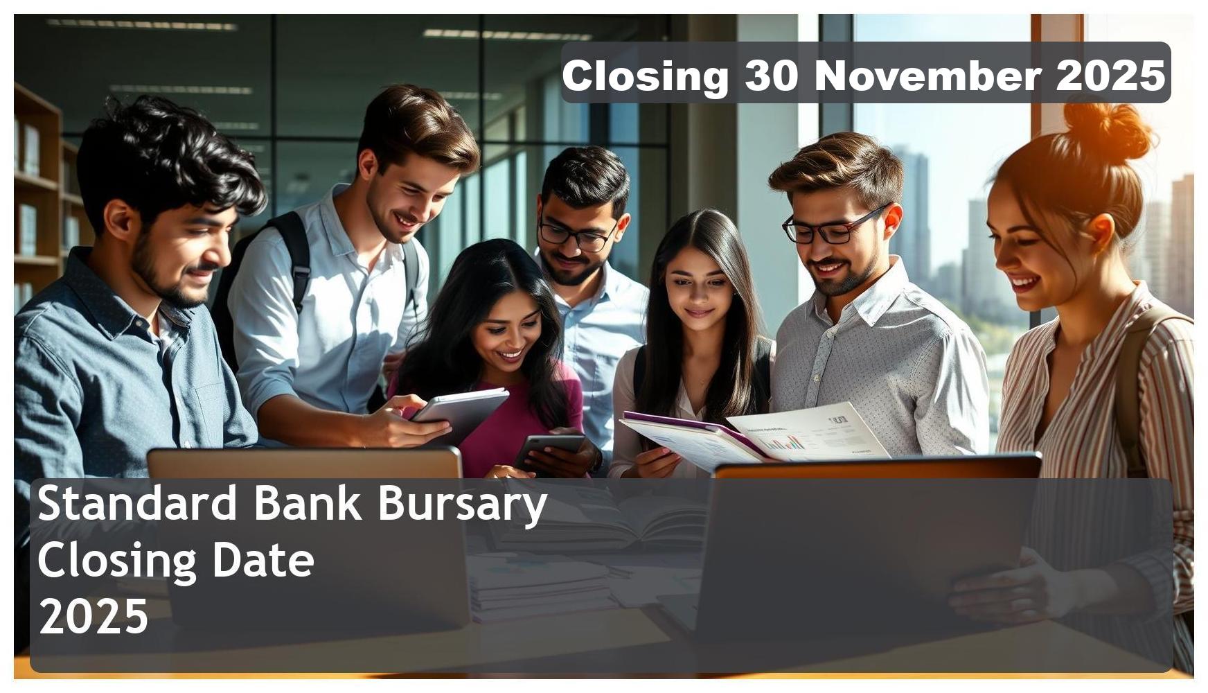 Standard Bank Bursary 2026 – Closing Date: 30 November 2025 Apply Now!