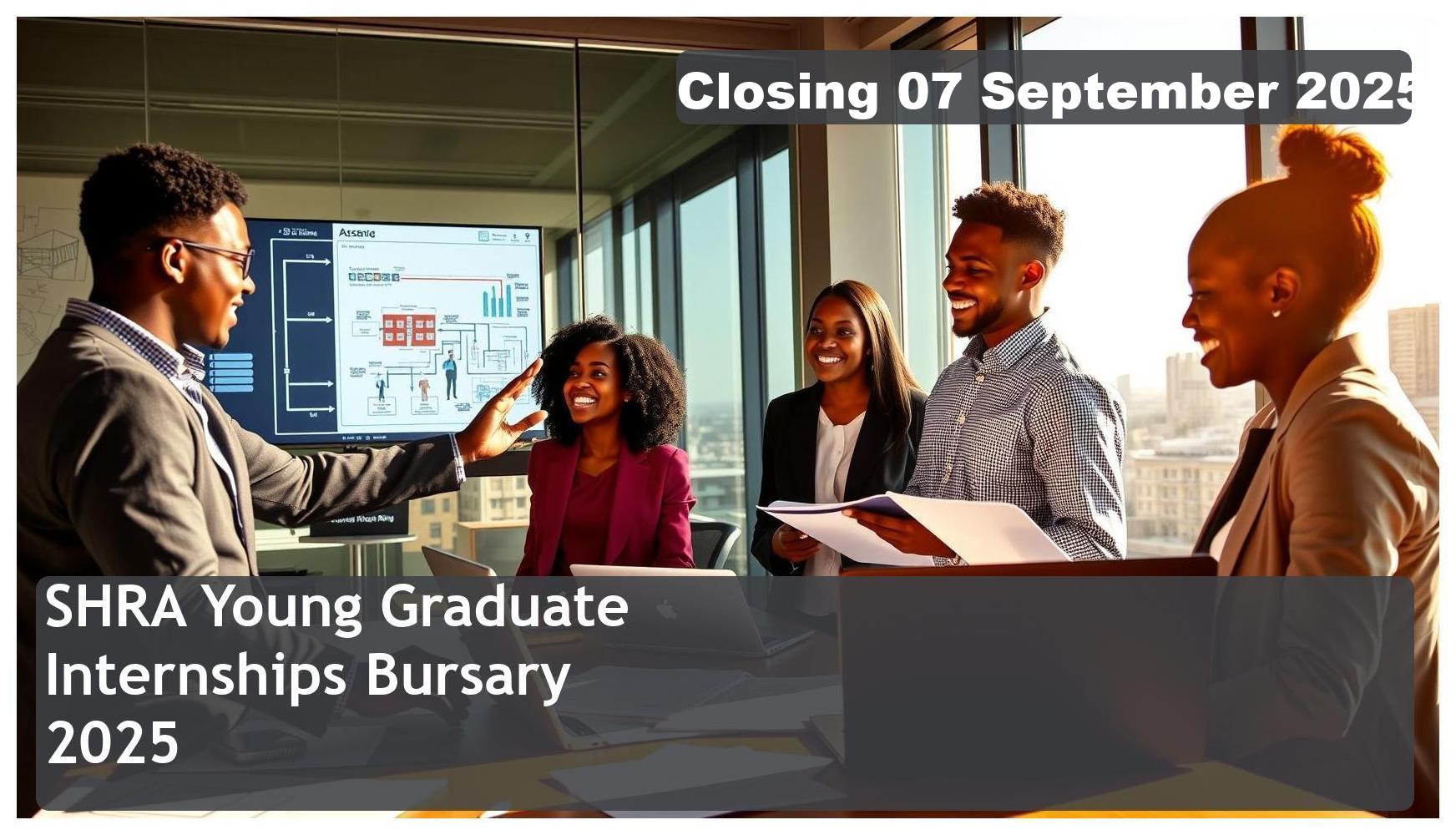 SHRA Young Graduate Internships Bursary 2025 – Closing Date: 07 September 2025 – Apply Now!