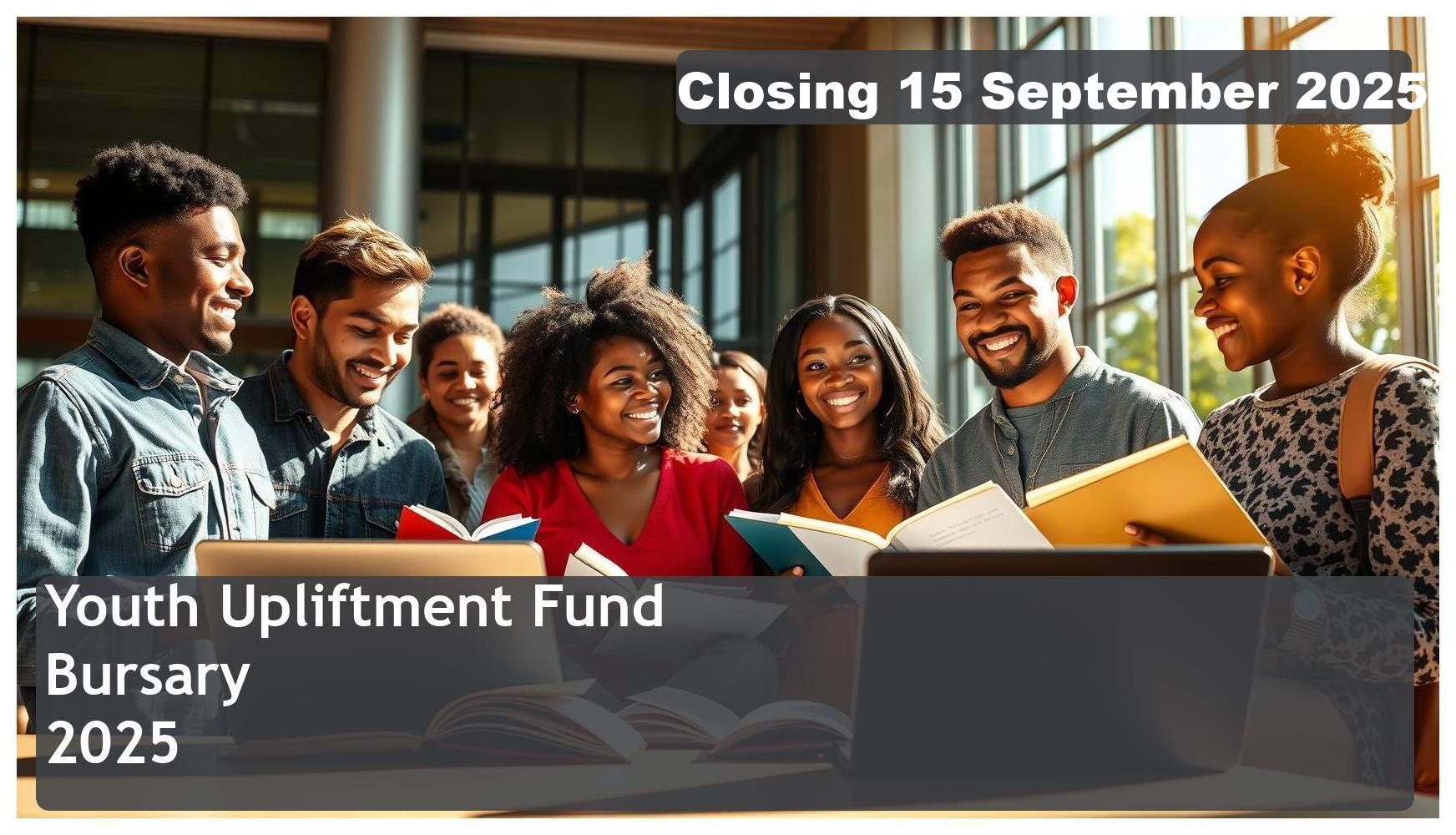 **Youth Upliftment Fund Bursary 2025 – Closing Date: 15 September 2025 Apply Now!**