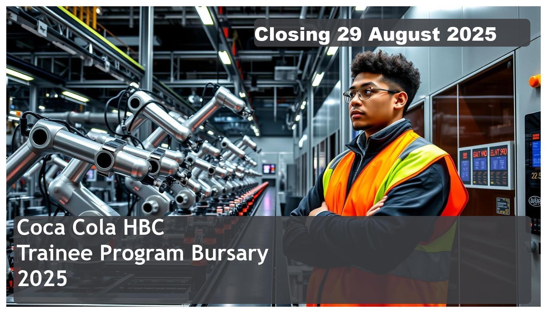 **Coca Cola HBC Technical Trainee Program Bursary 2025 – Closing Date: 29 August 2025 Apply Now!**