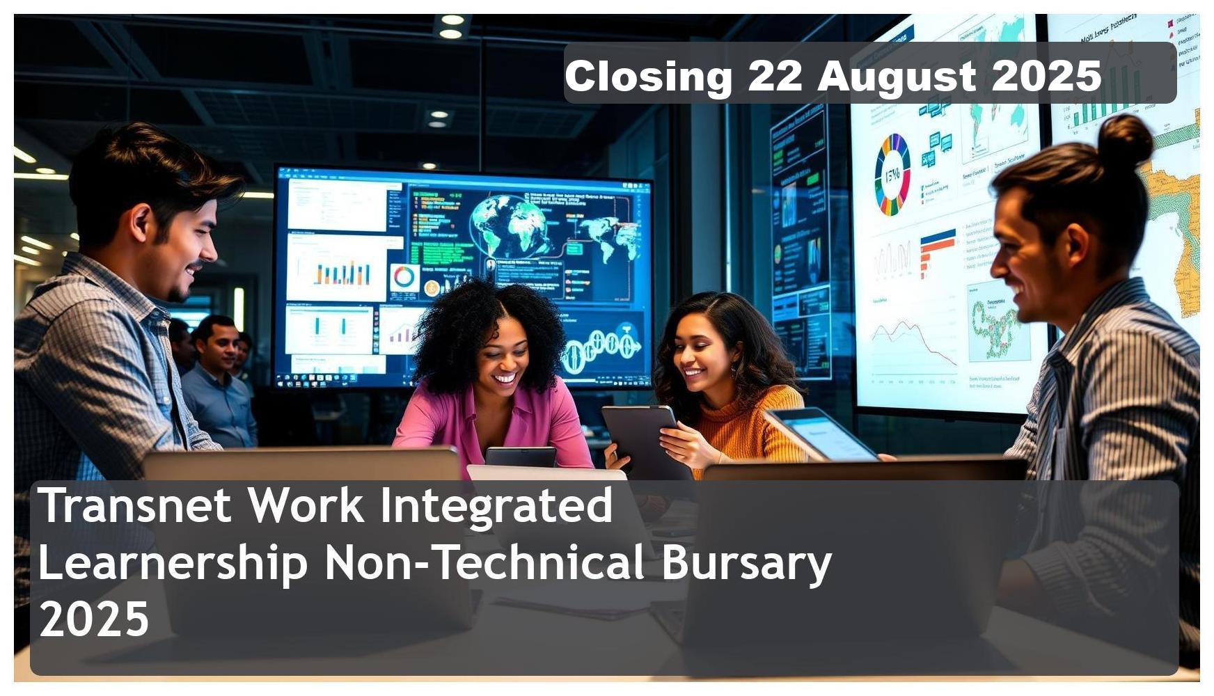 Transnet Work Integrated Learnership (Non-Technical) Bursary 2025 – Closing Date: 22 August 2025 – Apply Now!