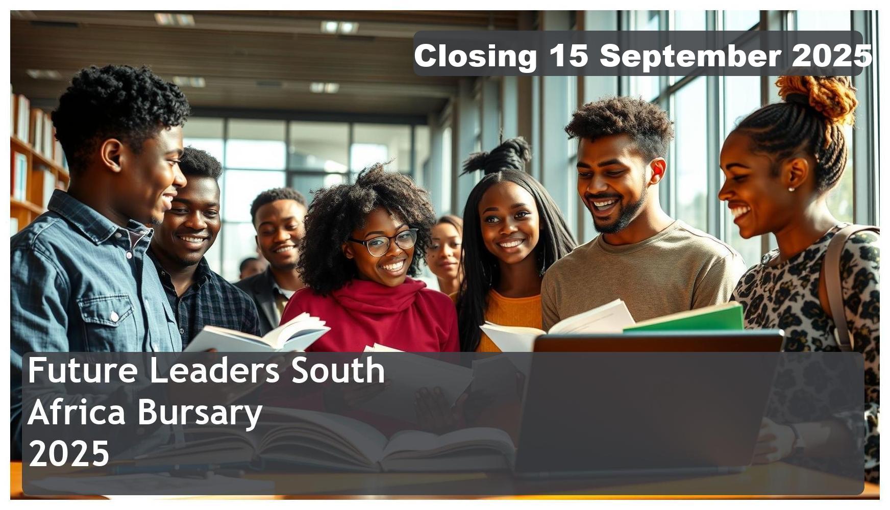 Future Leaders South Africa Bursary 2025 – Closing Date: 15 September 2025 Apply Now!