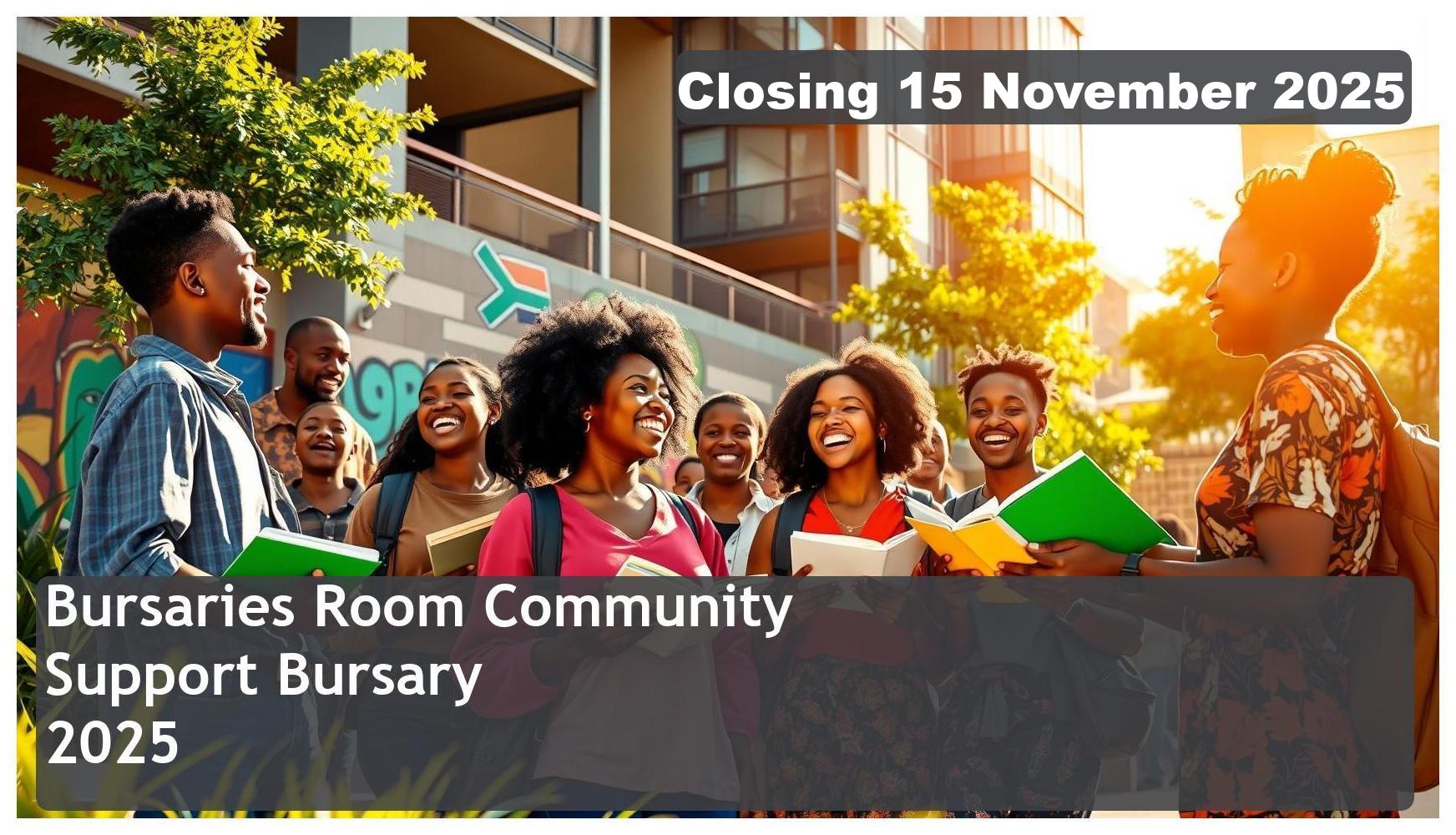 Bursaries Room Community Support Bursary 2025 – Closing Date: 15 November 2025 Apply Now!