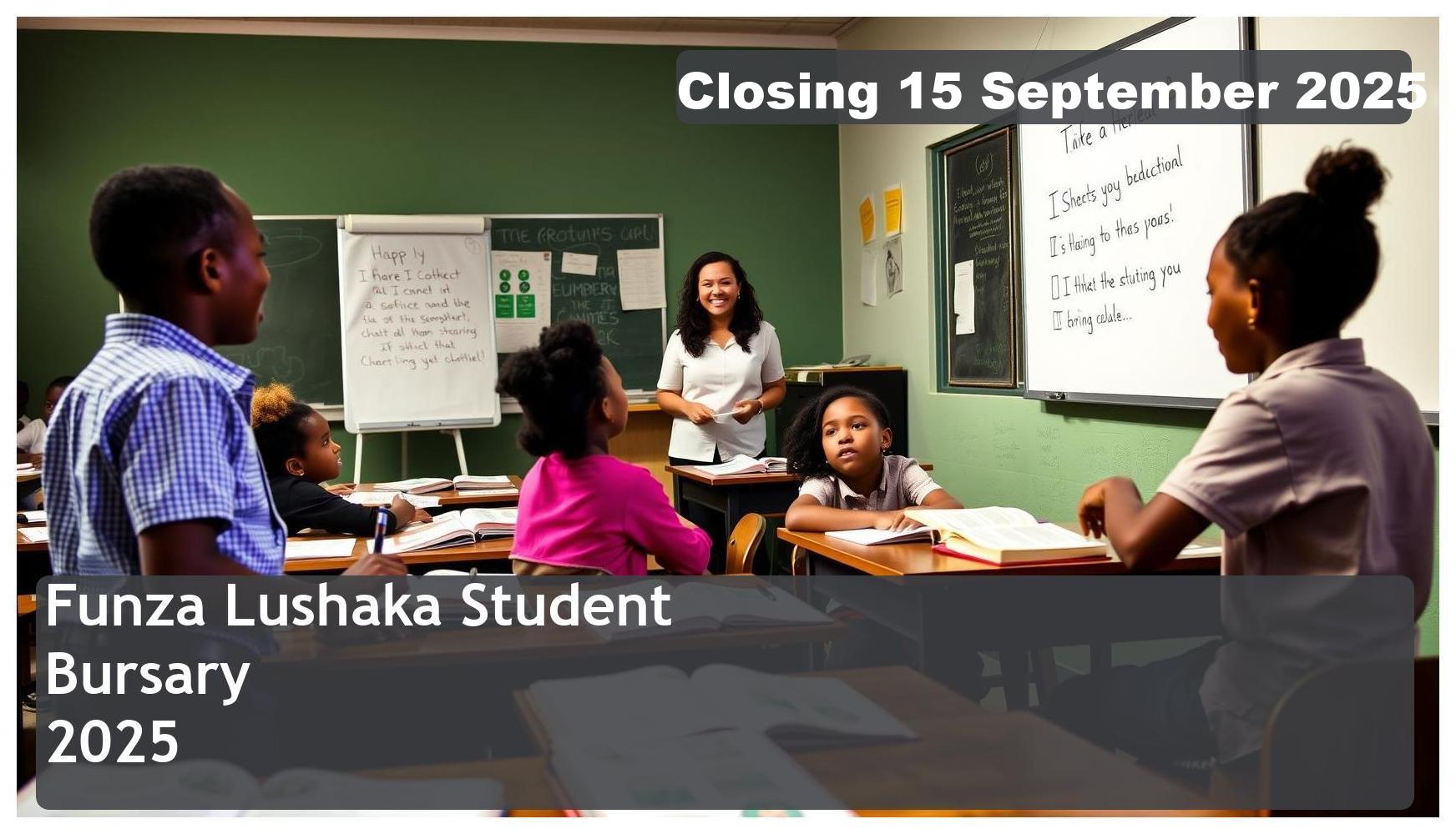 Funza Lushaka Bursary 2025 – Closing Date: 15 September 2025 Apply Now