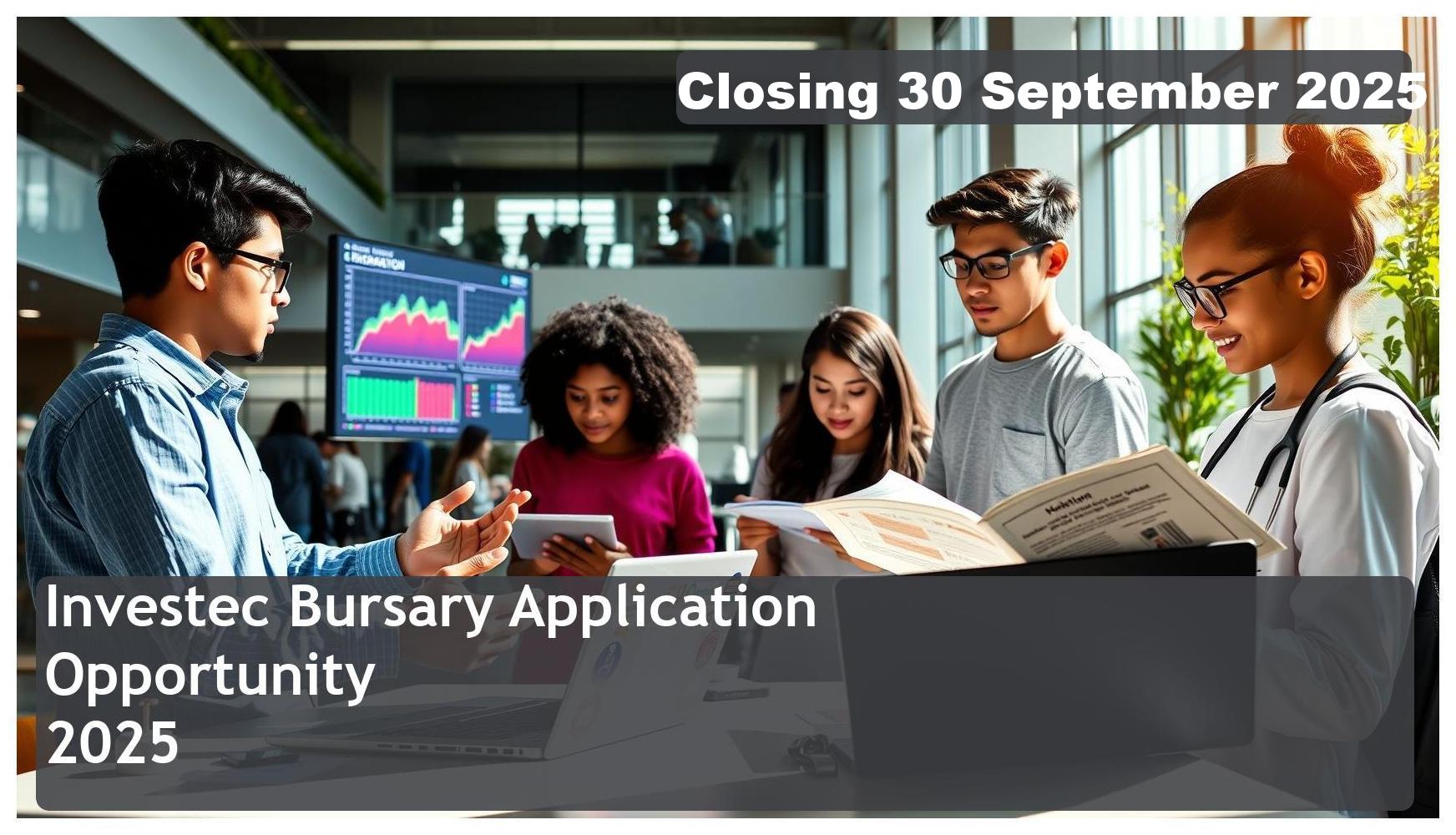 Investec Bursary 2026 – Closing Date: 30 September 2025 – Apply Now!