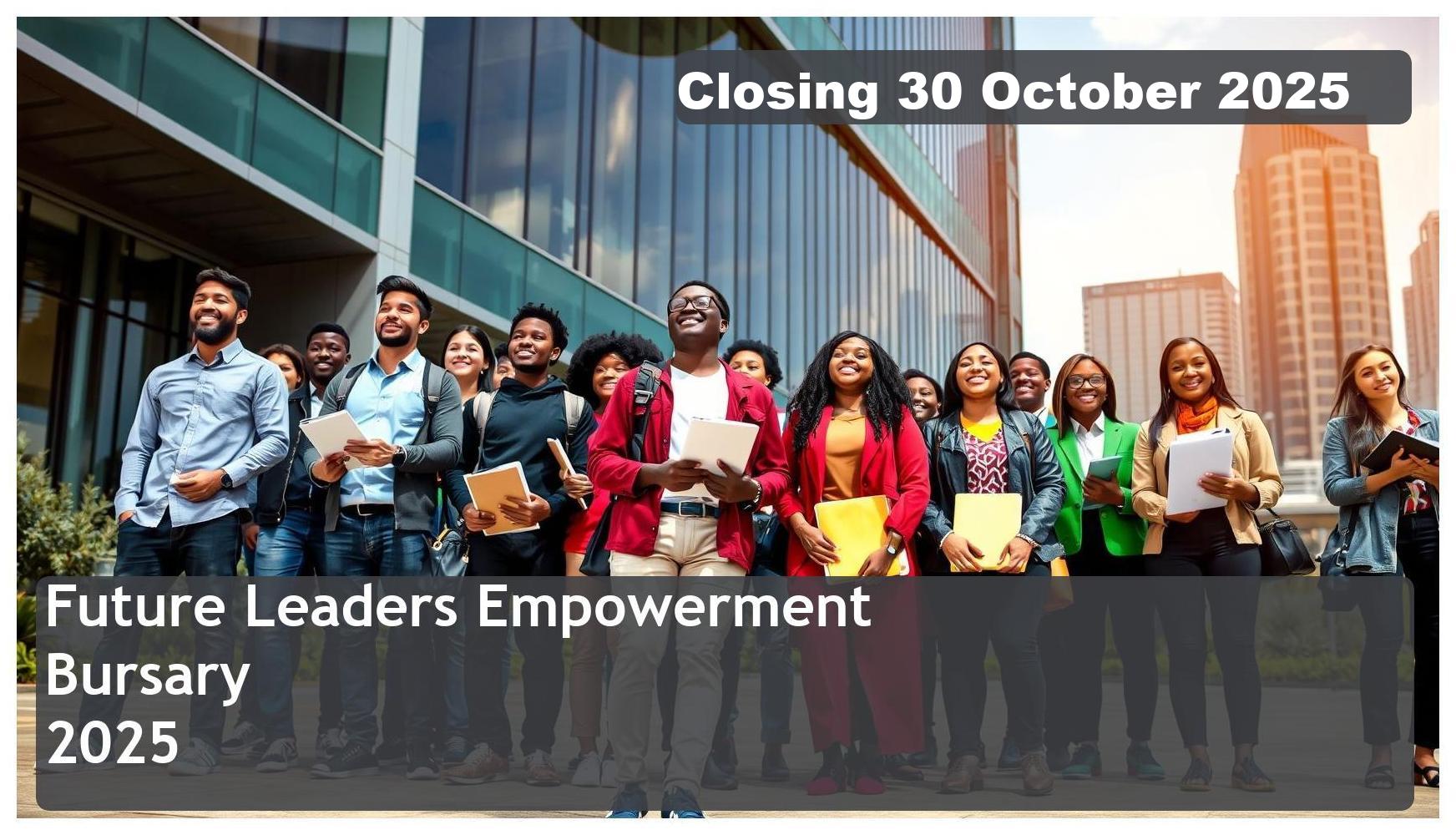 Future Leaders Empowerment Bursary 2026 – Closing Date: 30 October 2025 Apply Now!