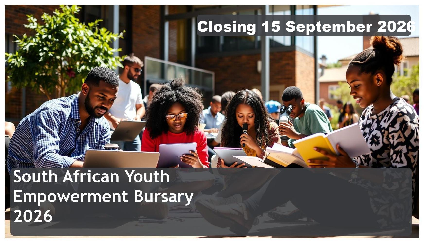 South African Youth Empowerment Bursary 2026 – Closing Date: 15 September 2026 Apply Now!