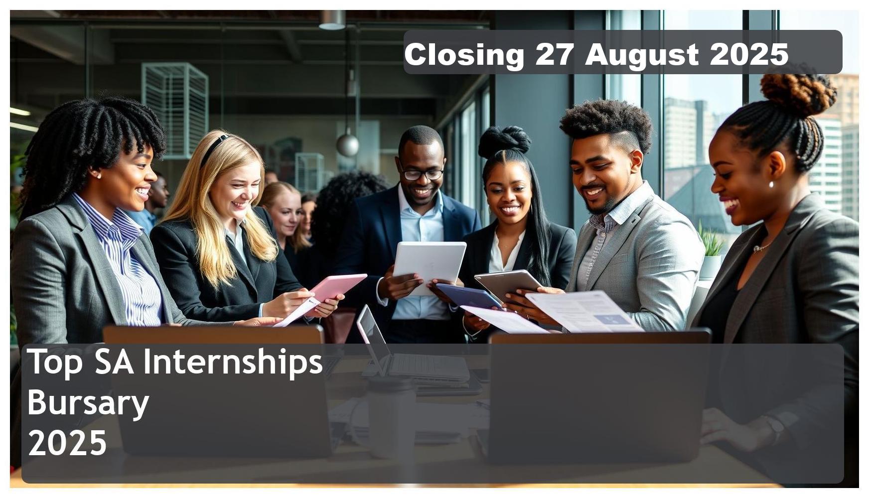 **Top SA Internships Bursary 2025 – Closing Date: 27 August 2025 – Don’t Miss Out!**