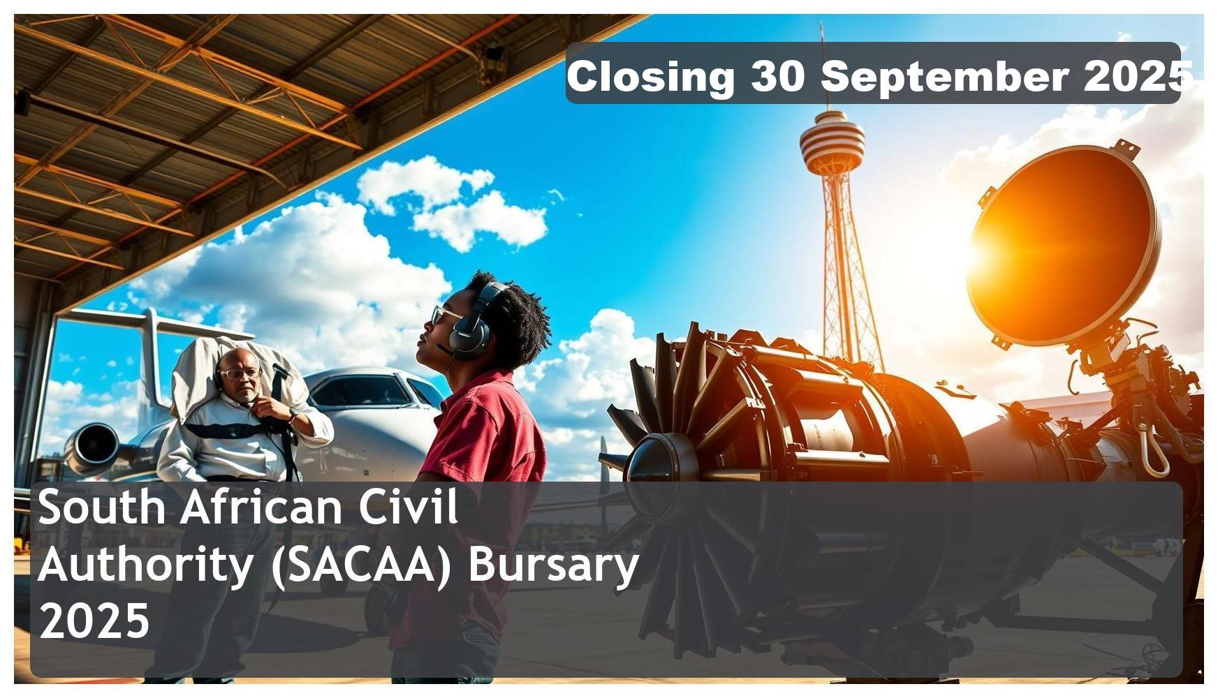 South African Civil Aviation Authority (SACAA) Bursary 2026 – Closing Date: 30 September 2025, Apply Now!