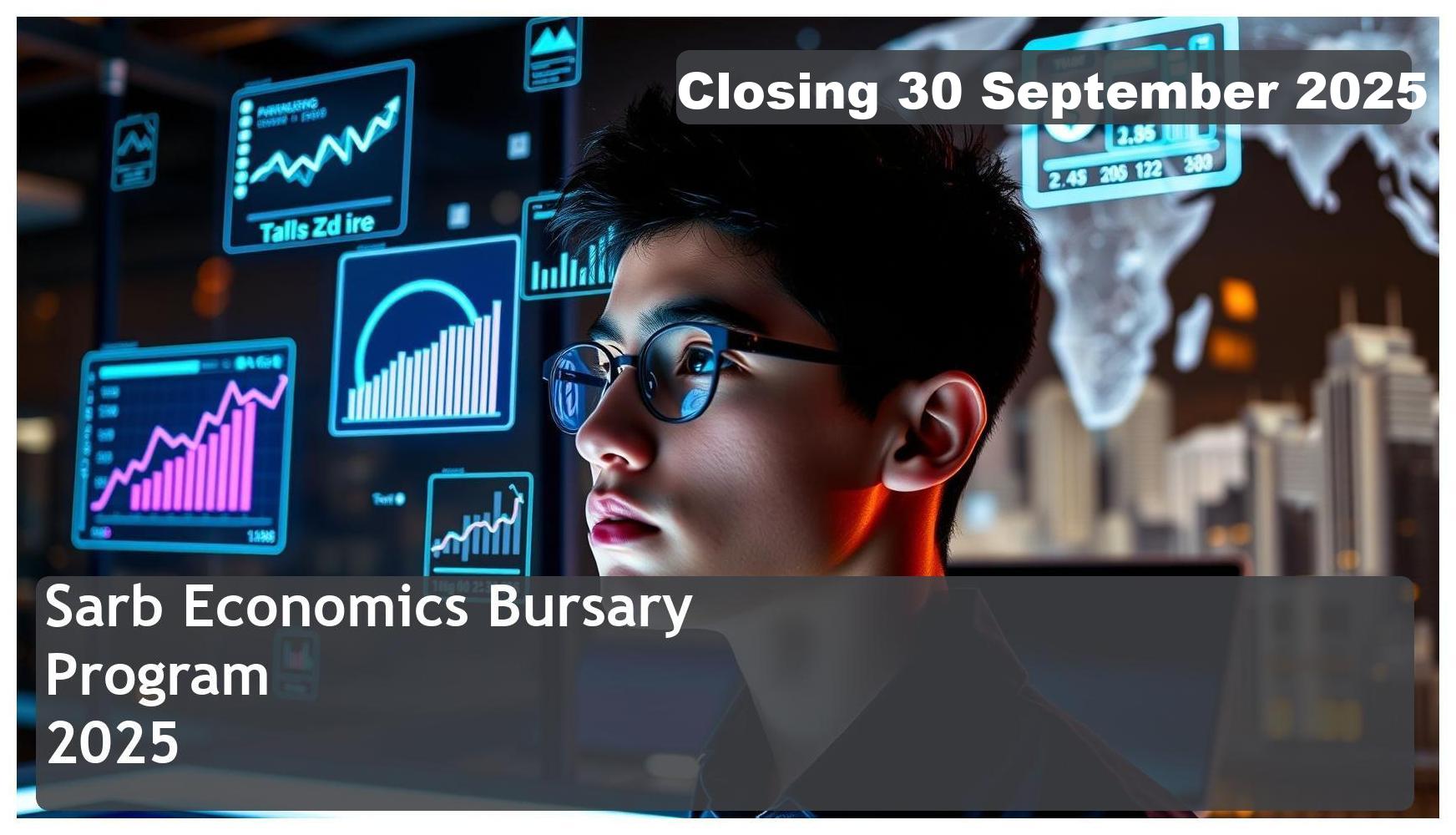 SARB Economics Bursary 2026 – Closing Date: 30 September 2025, Apply Now!
