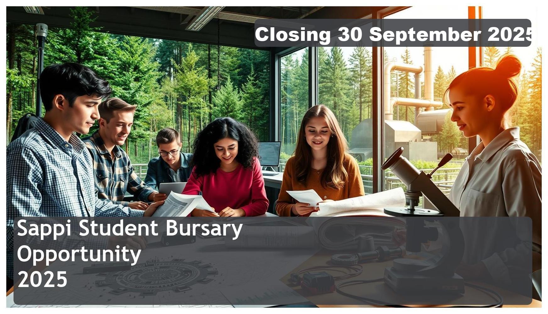 Sappi Bursary 2026 – Closing Date: 30 September 2025 Apply Now