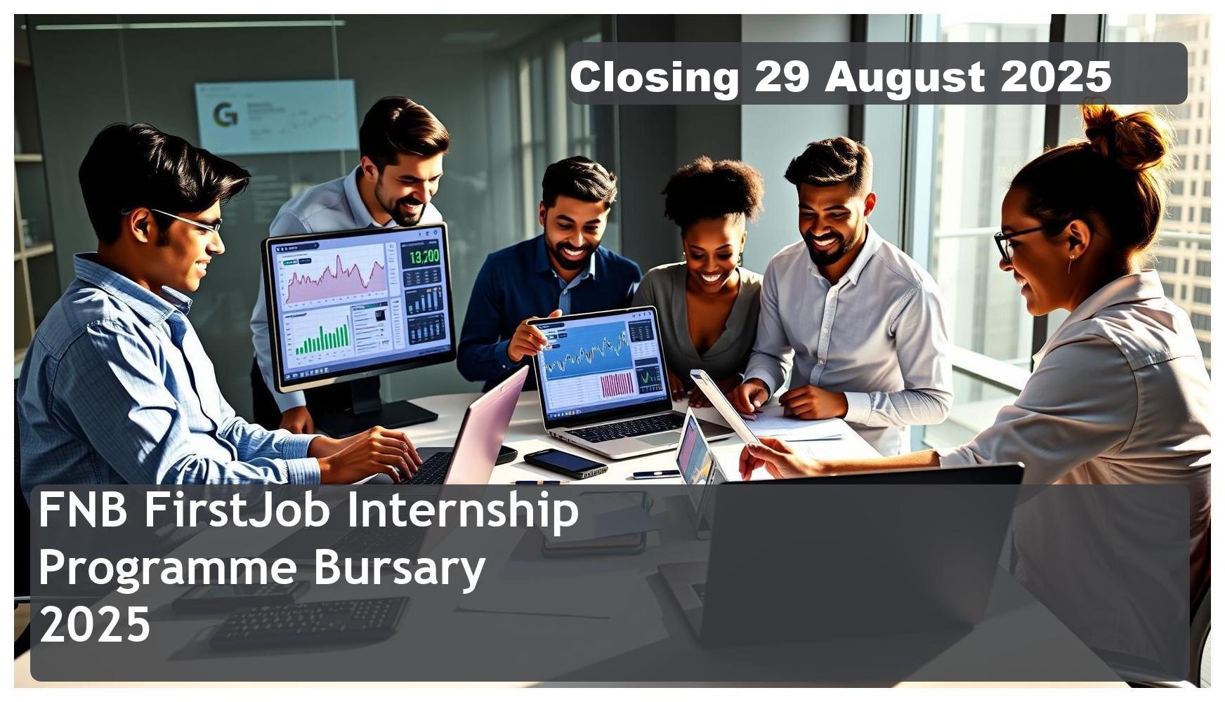 FNB FirstJob Internship Programme Bursary 2025 – Closing Date: 29 August 2025 Apply Now!