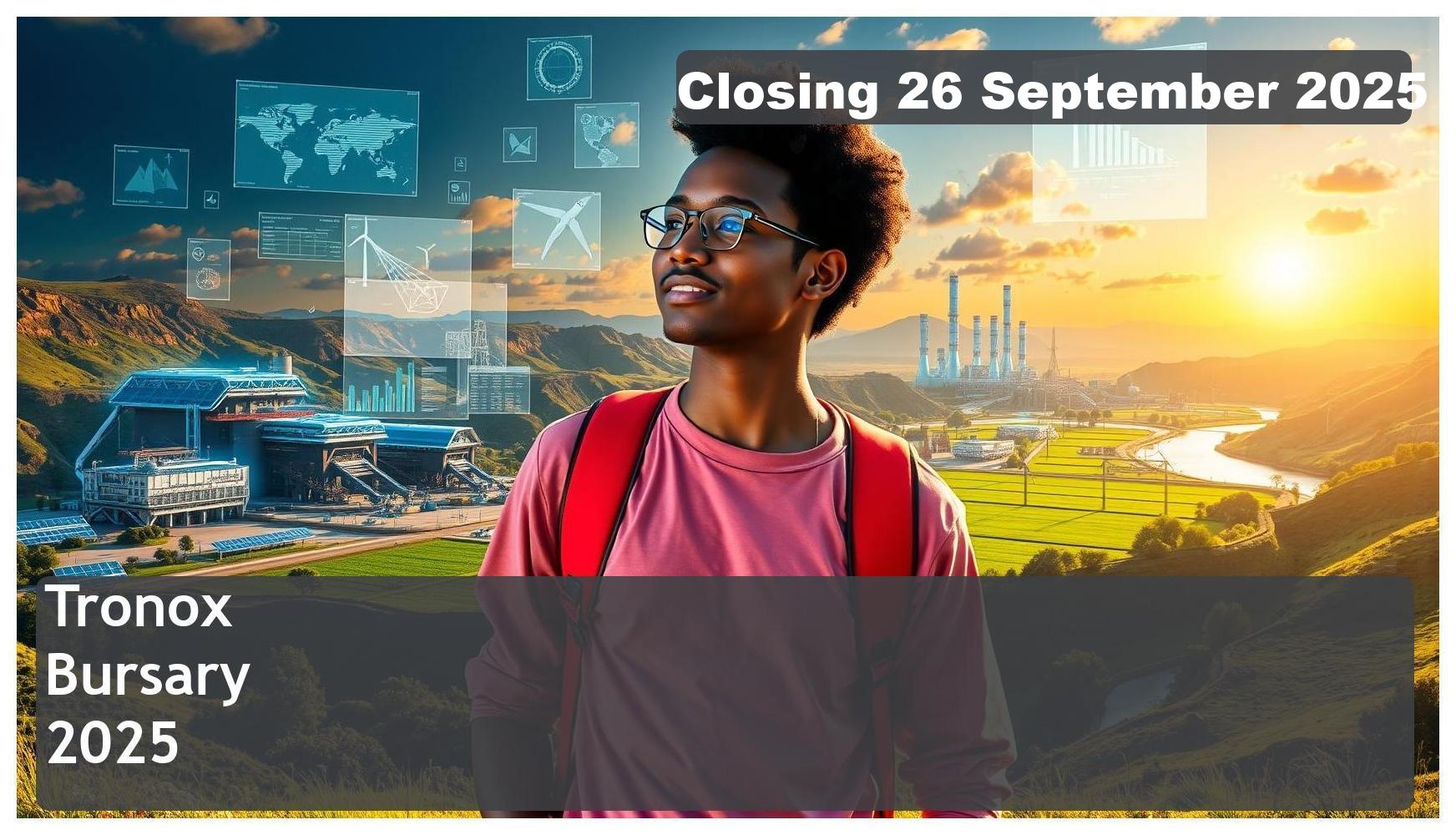 Tronox Bursary 2026 – Closing Date: 26 September 2025, Apply Now!