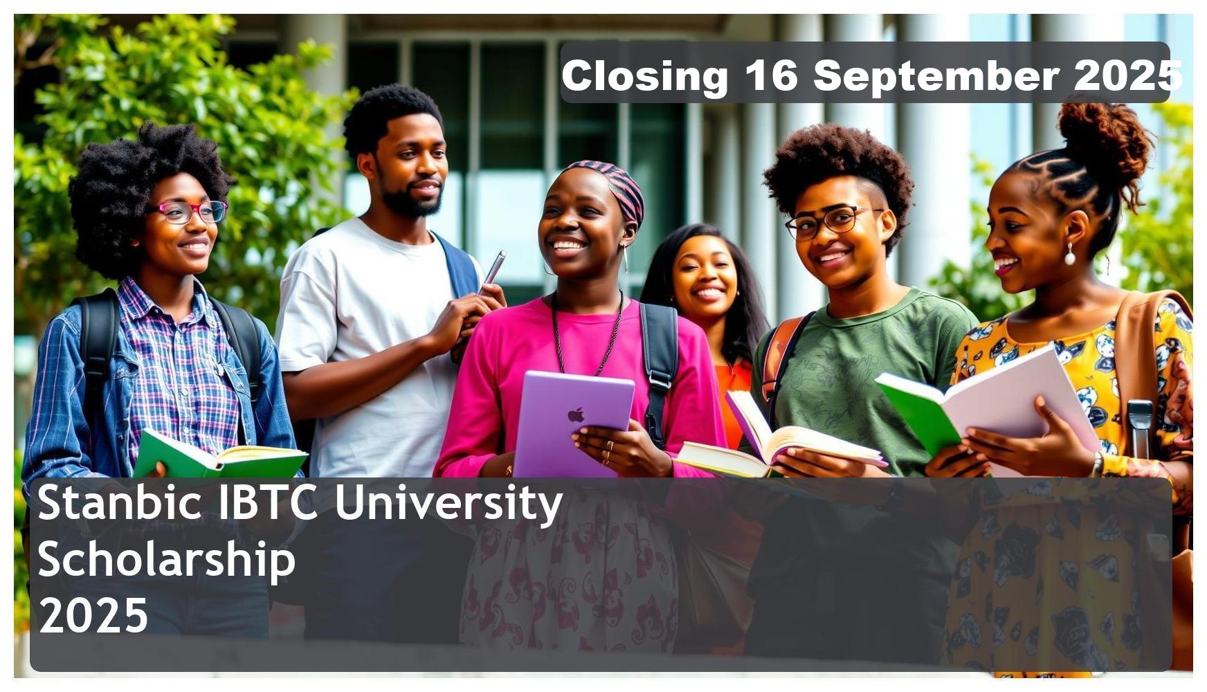 Stanbic IBTC University Scholarship 2025 – Closing Date: 16 September 2025 Apply Now