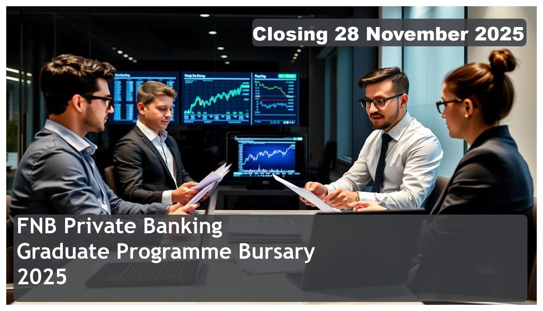 FNB Private Banking & Advice (PB&A) Graduate Programme 2026 Bursary – Closing Date: 28 November 2025, Apply Now!