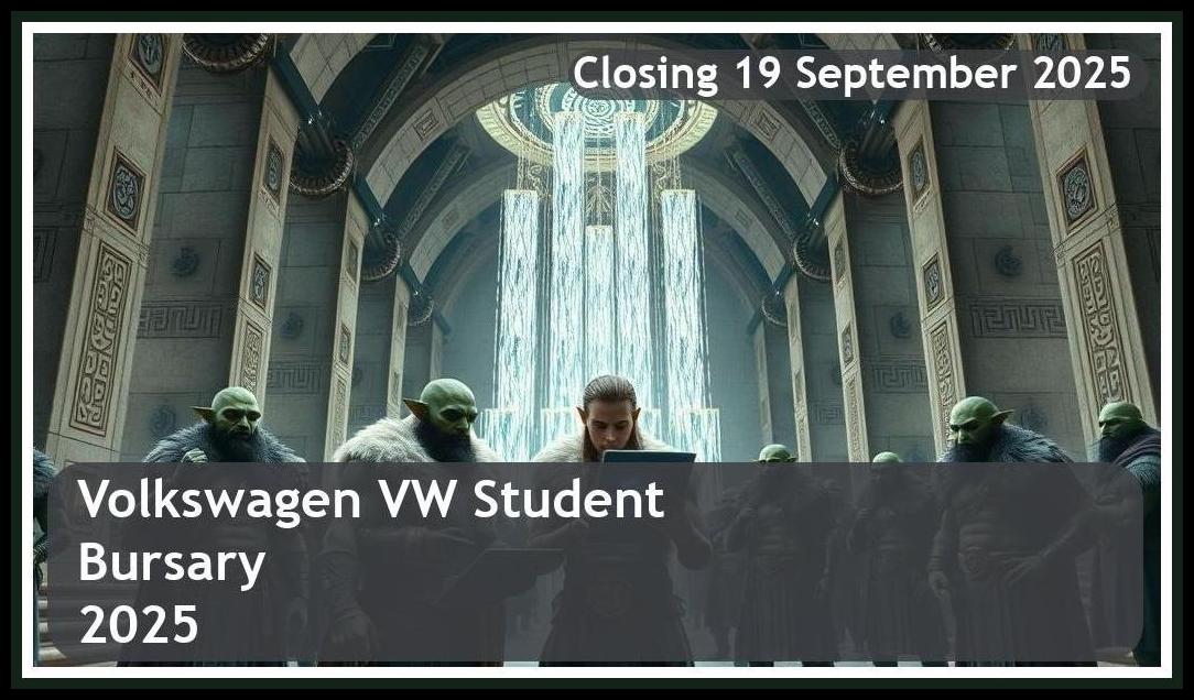 Volkswagen (VW) Bursary 2026 – Closing Date: 19 September 2025 – Get Funded!