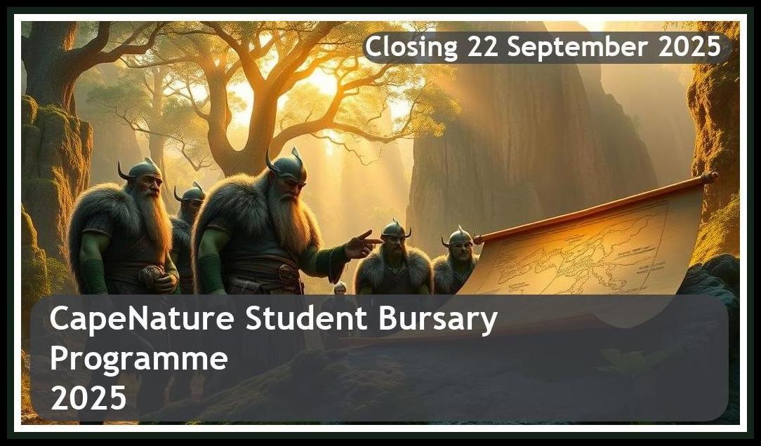 **CapeNature Bursary Programme 2025 – Closing Date: 22 September 2025 – Get Funded!**