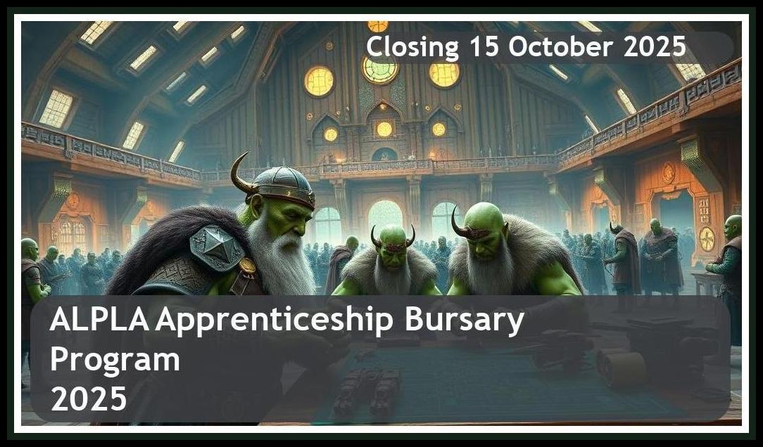 ALPLA Apprenticeship Bursary 2026 – Closing Date: 15 October 2025 – Apply Now!