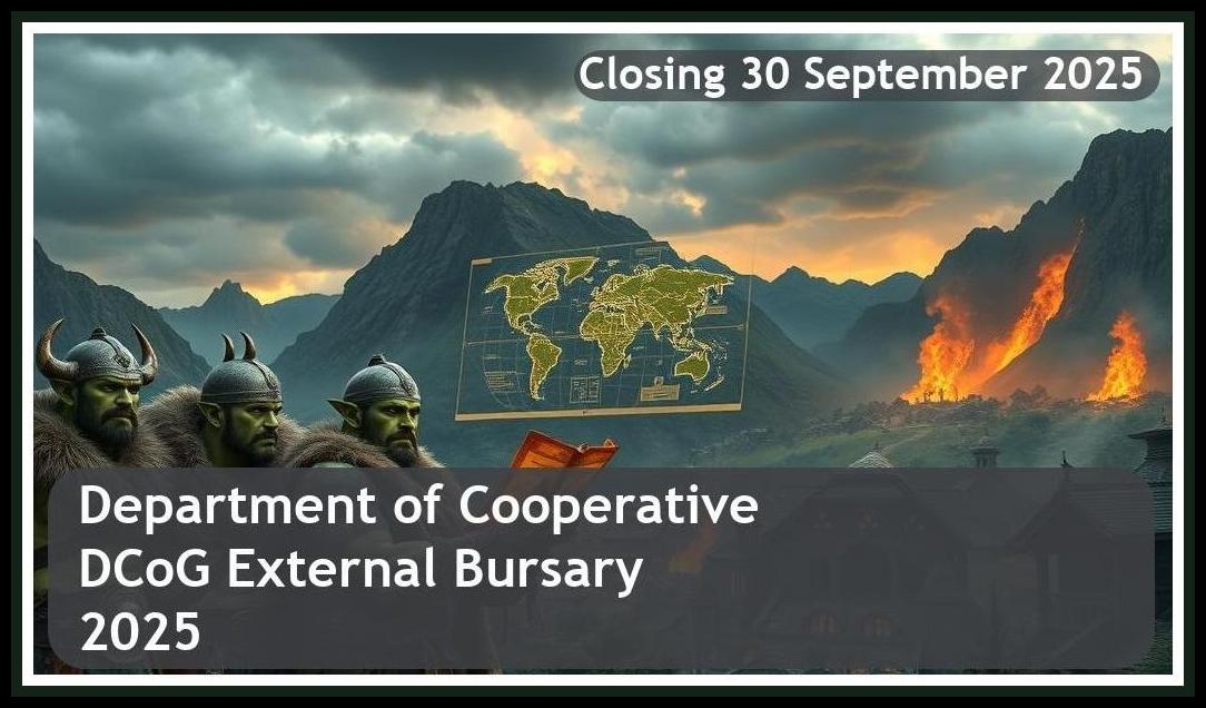 Department of Cooperative Governance (DCoG) External Bursary 2026 – Closing Date: 30 September 2025 Apply Now!