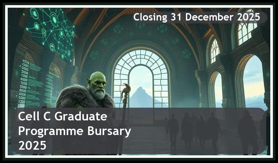 Cell C Graduate Programme Bursary 2025 – Closing Date: 31 December 2025 – Apply Now!