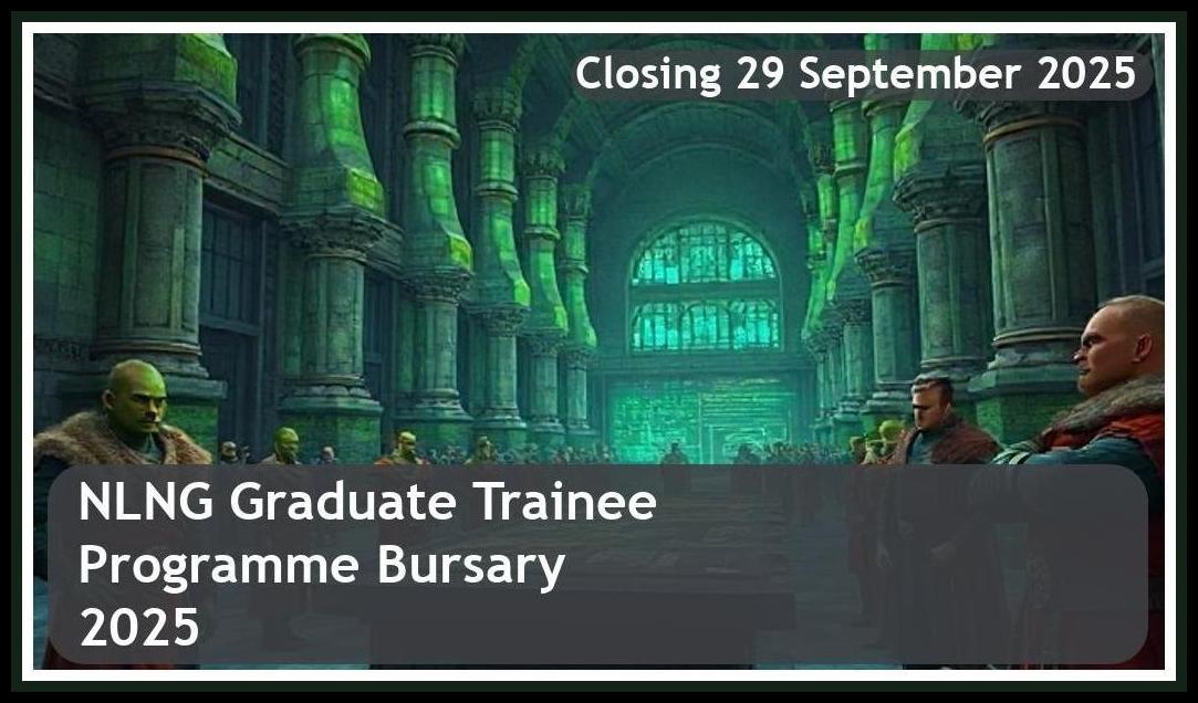 NLNG Graduate Trainee Programme Bursary 2025 – Closing Date: 29 September 2025 Apply Now
