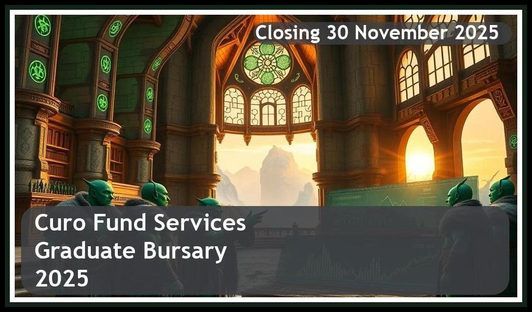 Curo Fund Services Graduate Bursary 2025 – Closing Date: 30 November 2025 Apply Now