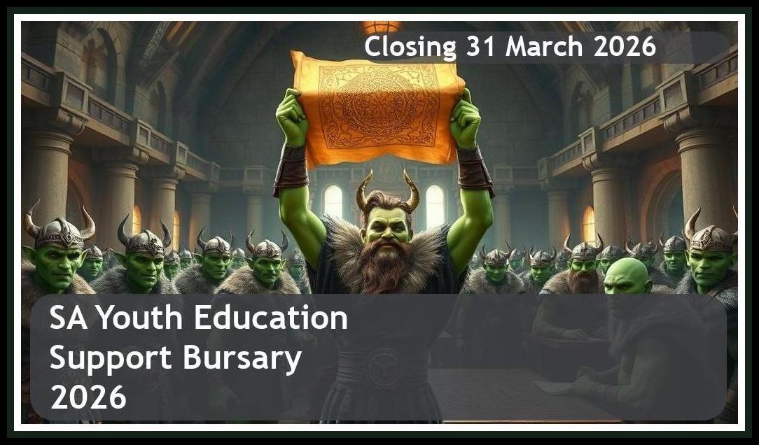 SA Youth Education Support Bursary 2026 – Closing Date: 31 March 2026 Apply Now