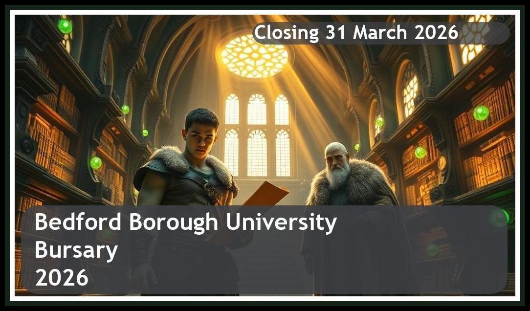 Bedford Borough University Bursary 2026 – Closing Date: 31 March 2026 – Apply Now!