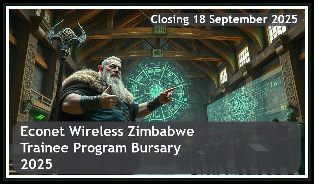 **Econet Wireless Zimbabwe Graduate Trainee Program Bursary 2025 – Closing Date: 18 September 2025 Apply Now!**